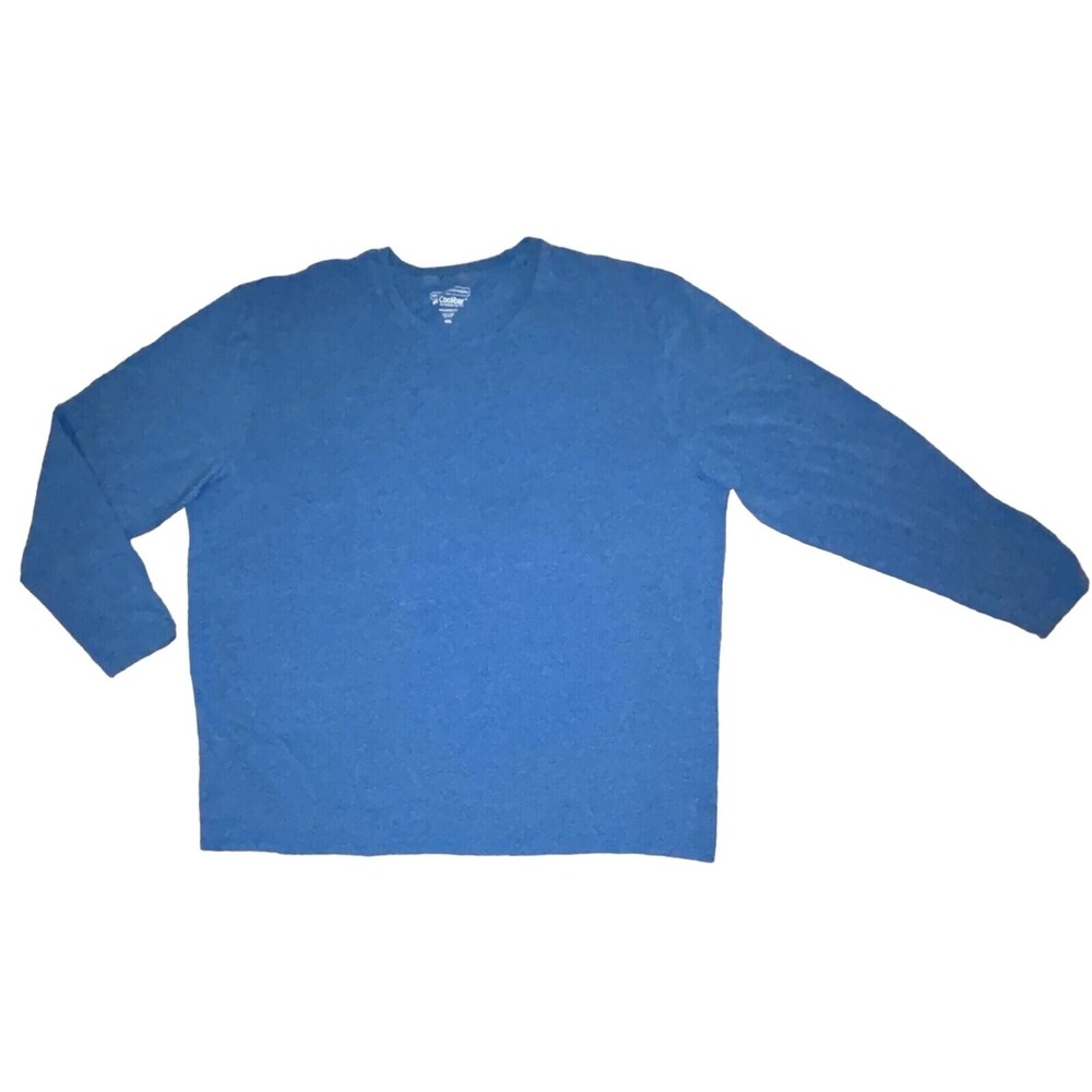 Coolibar Men's Morada Shirt Size XXL UPF 50+ Sun Protection‎ Blue 2XL Pullover